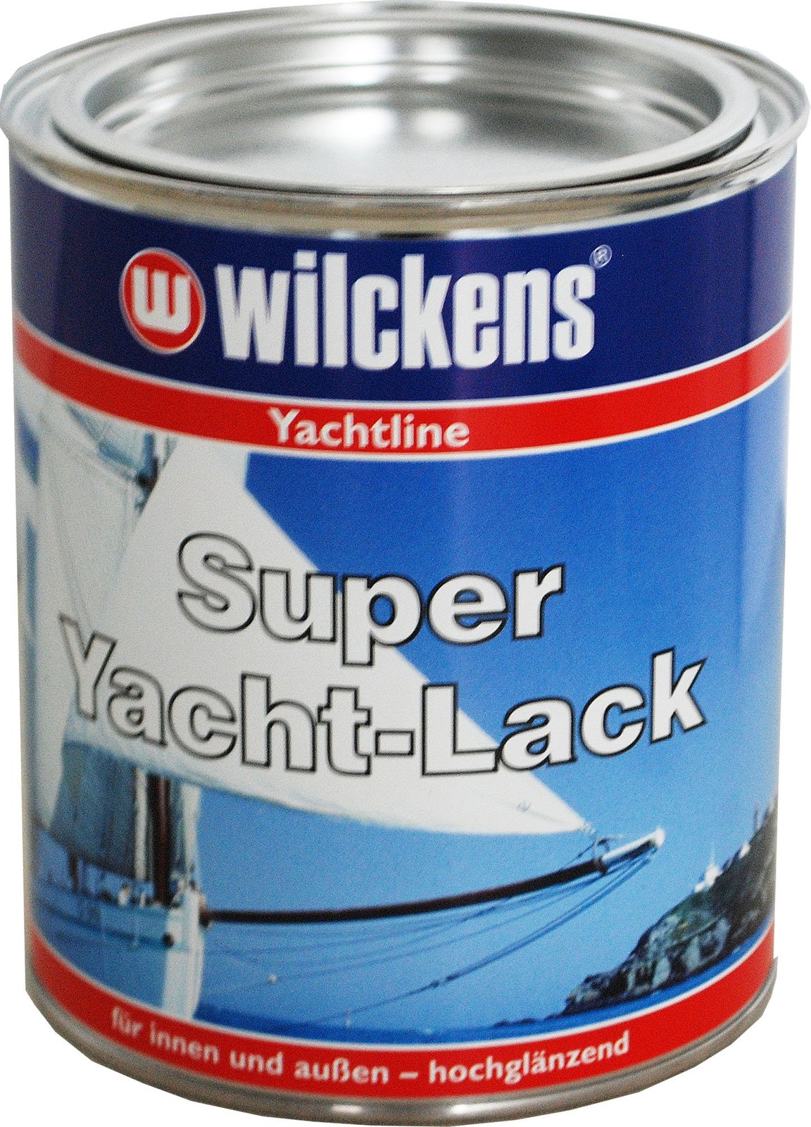 Wilckens Super Yacht Varnish High Gloss, RAL 9005 Jet Black, 750 Ml