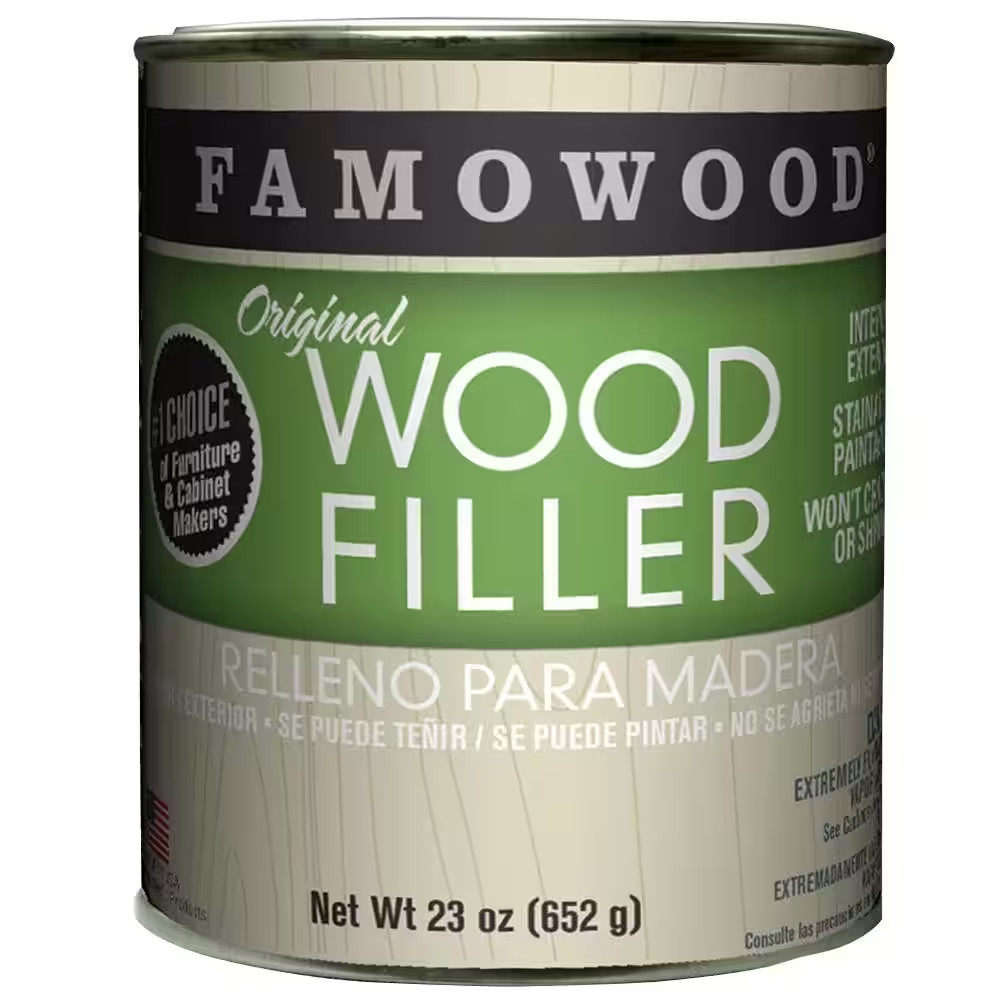 1-Pt. Natural/Tupelo/White Pine Original Wood Filler (12-Pack)