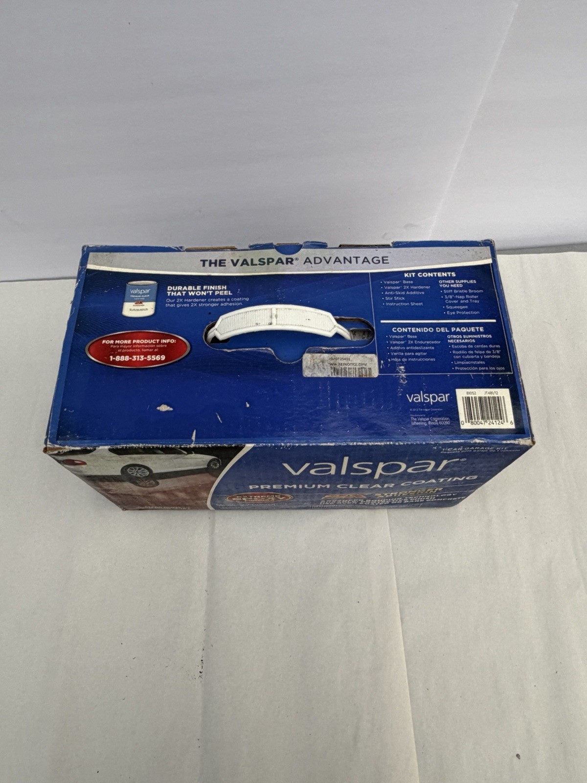 Valspar 81052 Premium Clear Coating Kit 1 Car Garage Brand New