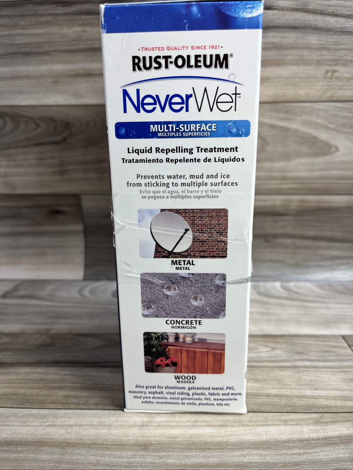 Rust-Oleum® NeverWet™ MULTI SURFACE liquid repelling treatment kit NEW