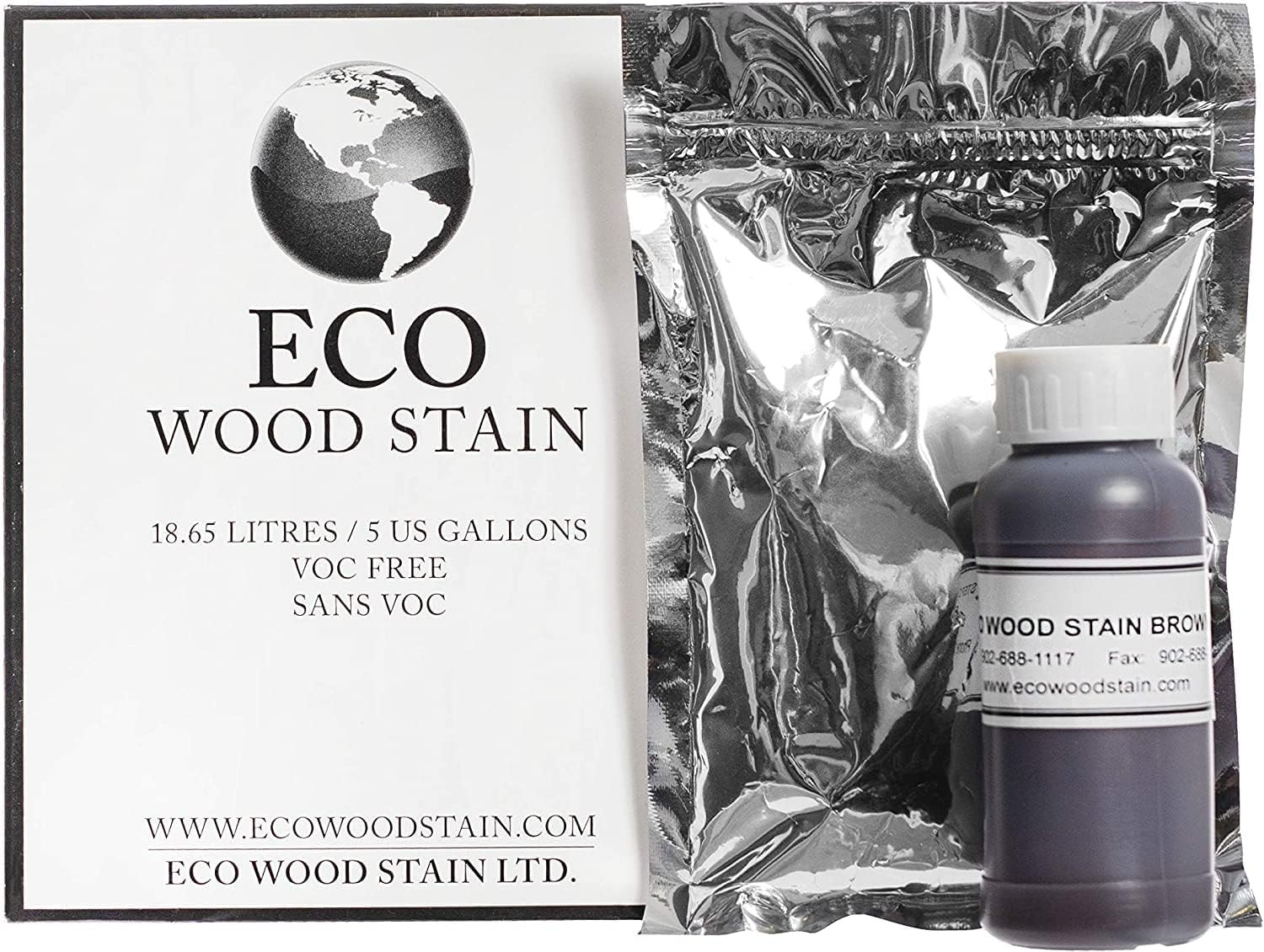 Eco-Friendly Brown Wood Stain – 5 Gallon for Stunning Finishes