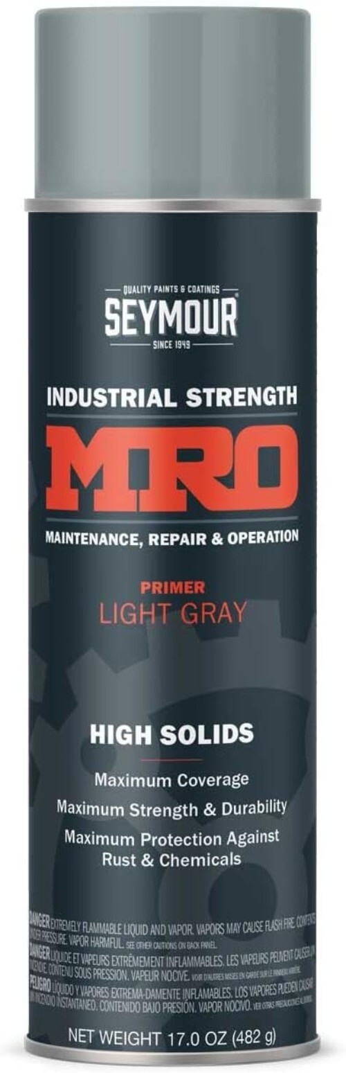 Eco-Friendly 17 oz Light Gray High Solids Spray Paint – Rust Protective Coating