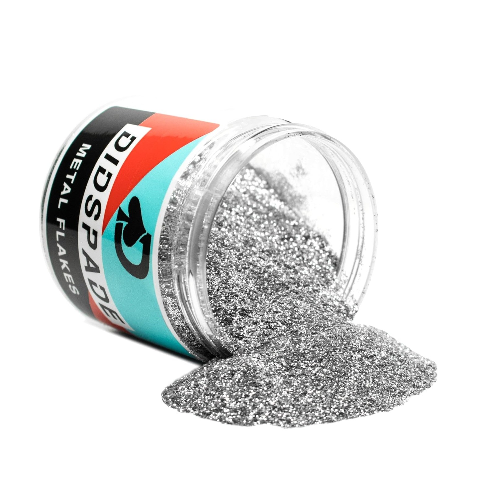2oz Chrome 0.008 Small Silver Metal Flake Solvent Resisitant Glitter | Paint Met