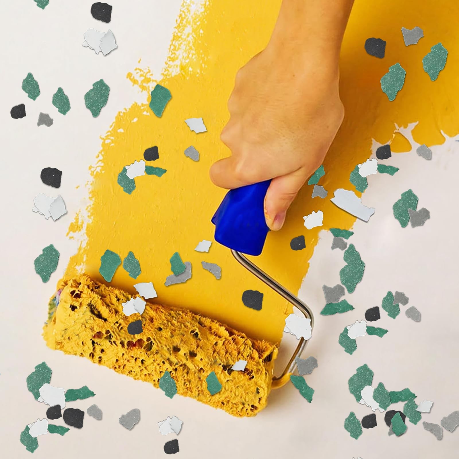Decorative Epoxy Floor Flakes Color Chips Concrete Coating Mix