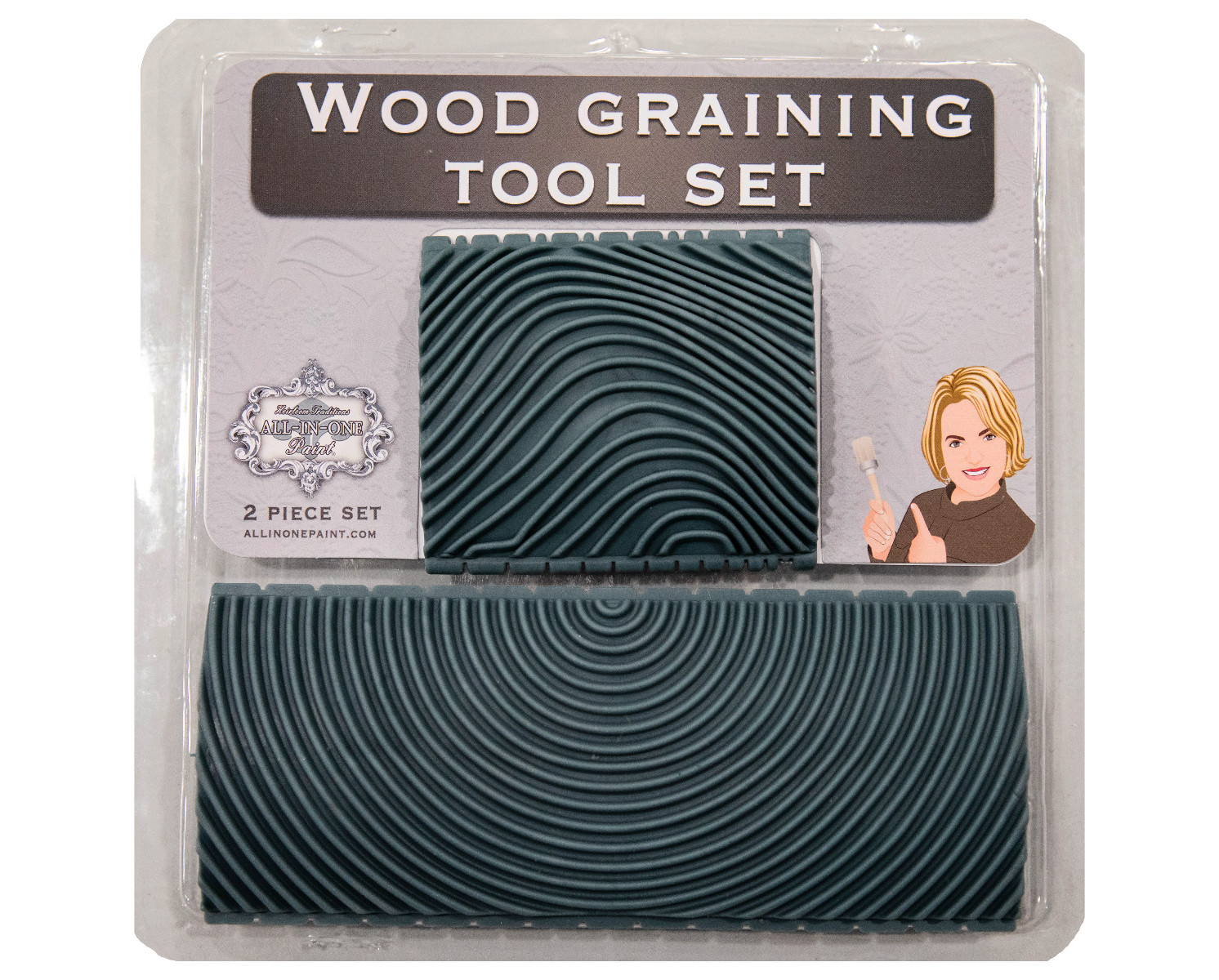 Heirloom Traditions Wood Graining Rocker Tool Set – 2 Pack