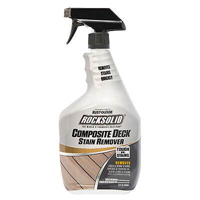 Rust-Oleum 350551 RockSolid Composite Deck Stain Remover, 32-oz. – Quantity 1