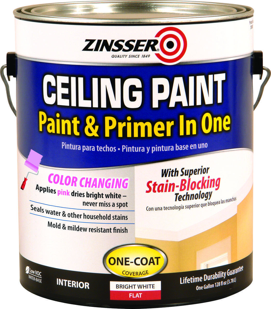 Zinsser 260967 Zinsser Ceiling Paint & Primer in One 1 GALLON Bright White
