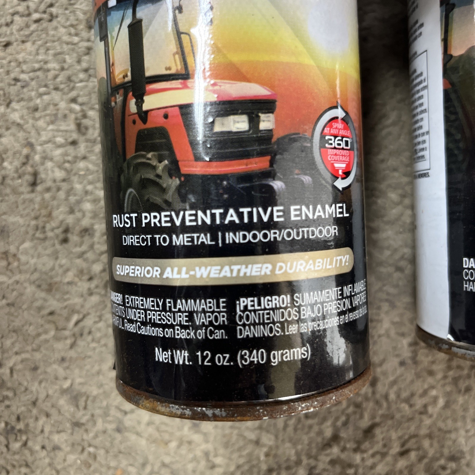 X-o Rust Anti-rust Spray Paint & Primer, Direct-to-metal, Truck, Tractor, (6 CAN