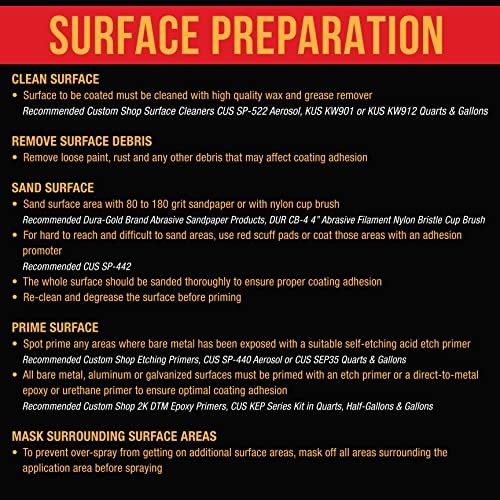 Custom Coat Base Only 1 Quart Urethane Spray-On Truck 0.25 Gallon Kit Tintable