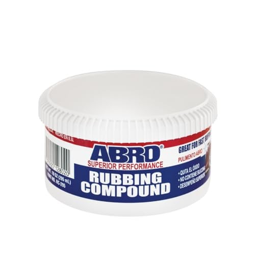 Rubbing Compound 10 oz — Fast-Cut Buffing Compound for Oxidized Paint,