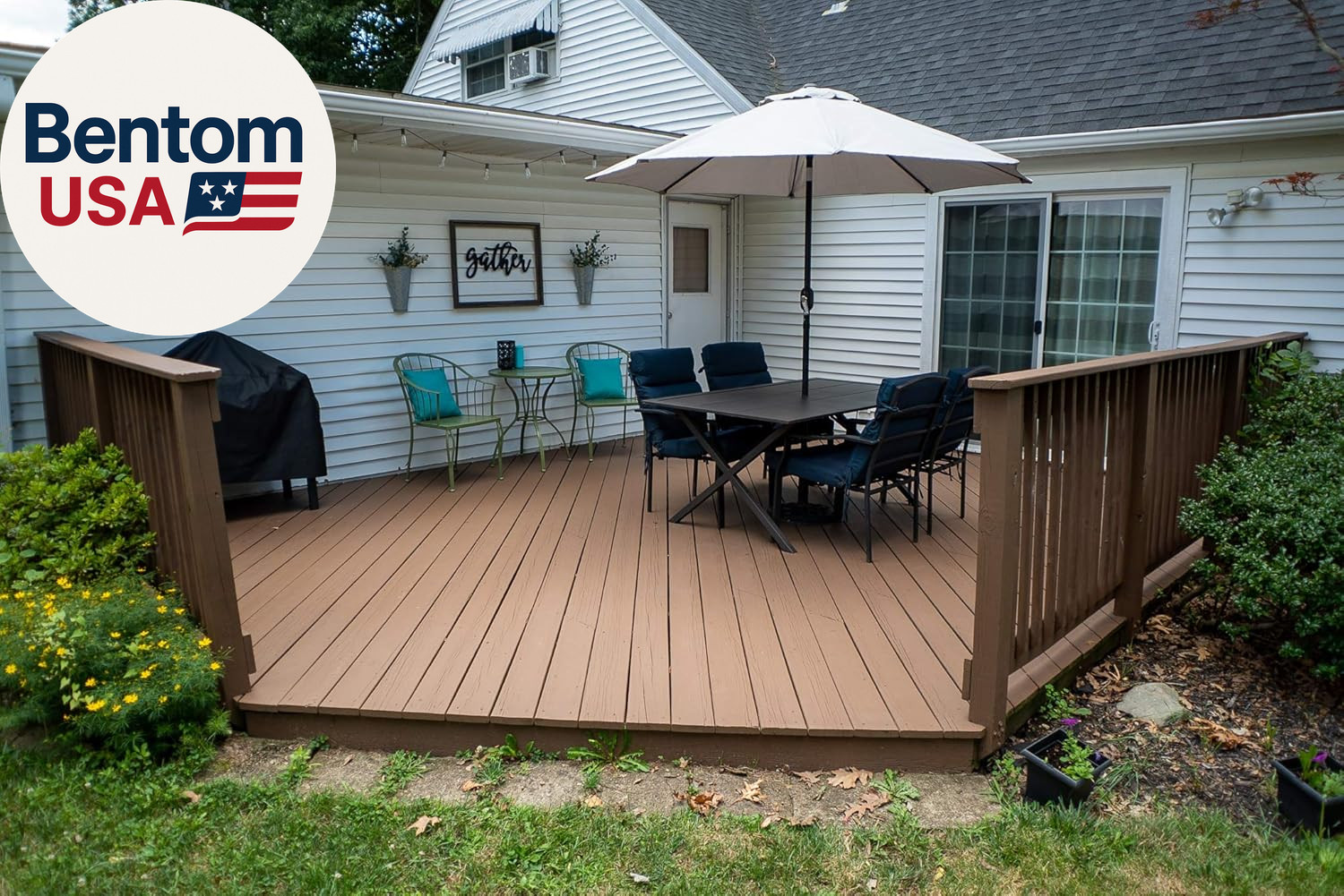 #1 Deck Premium Advanced Solid Color Outdoor Wood Stain and Sealer in One – Wate
