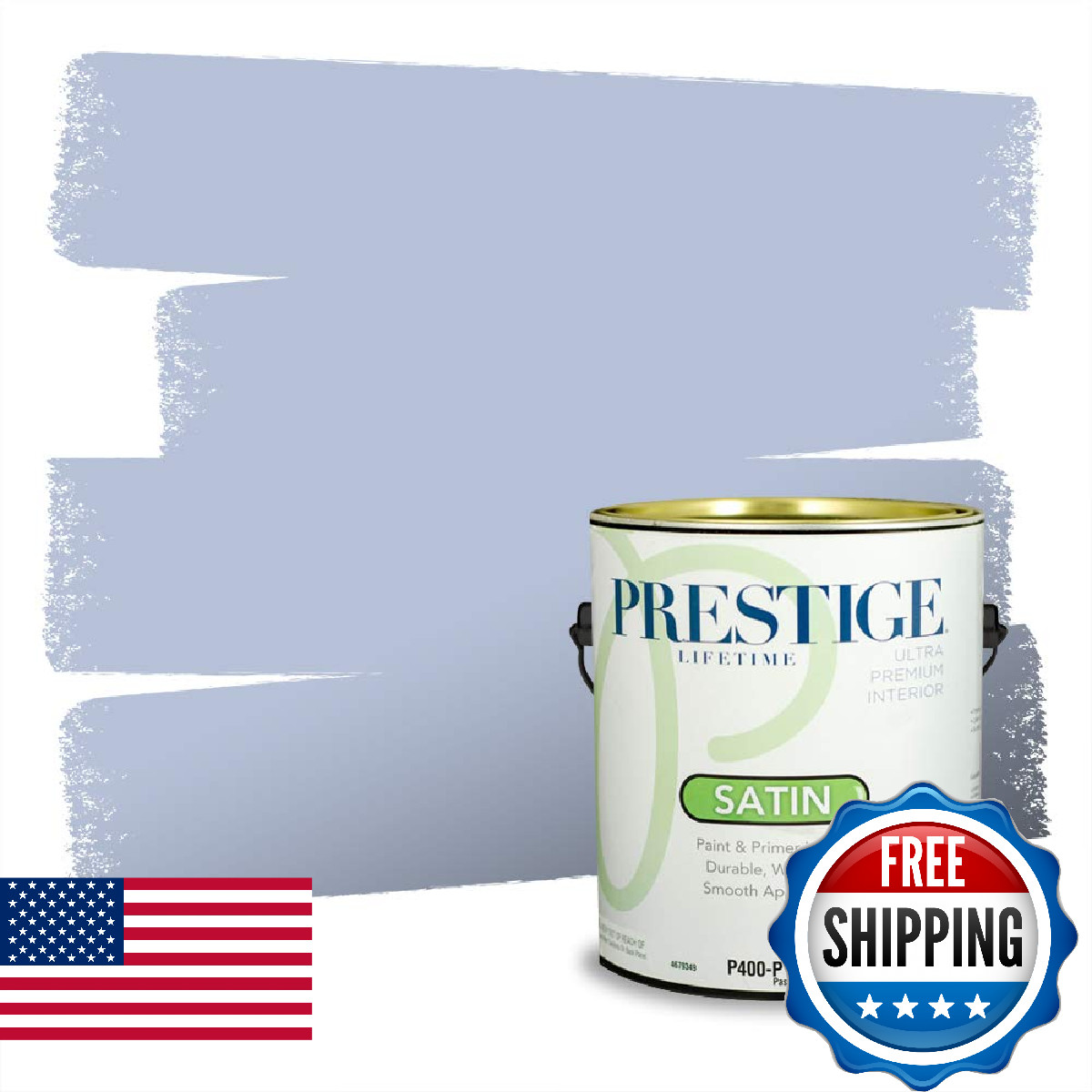 Prestige Paints P400-P-4002-5Bvp Paint And Premiumr In One 1 Gallon Lilac