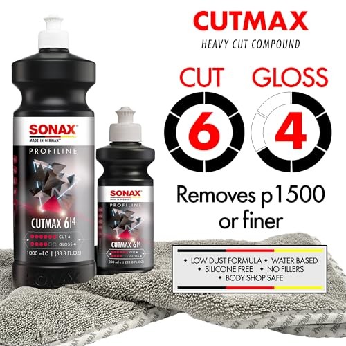 CutMax Cutting Compound 246300 | Paint Correction for Removing Deep 1L