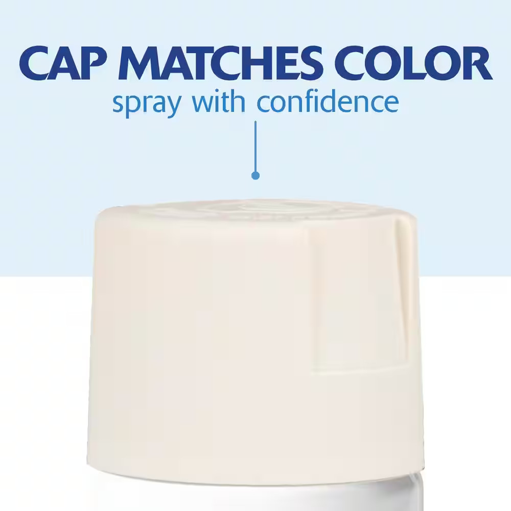 12 Oz. Satin Heirloom White General Purpose Spray Paint