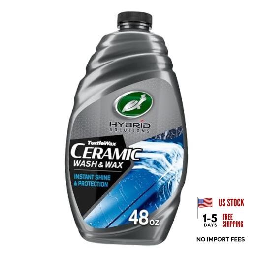 Hybrid Solutions Ceramic Car Wash and Wax, Gentle pH Neutral Car Cleaner with