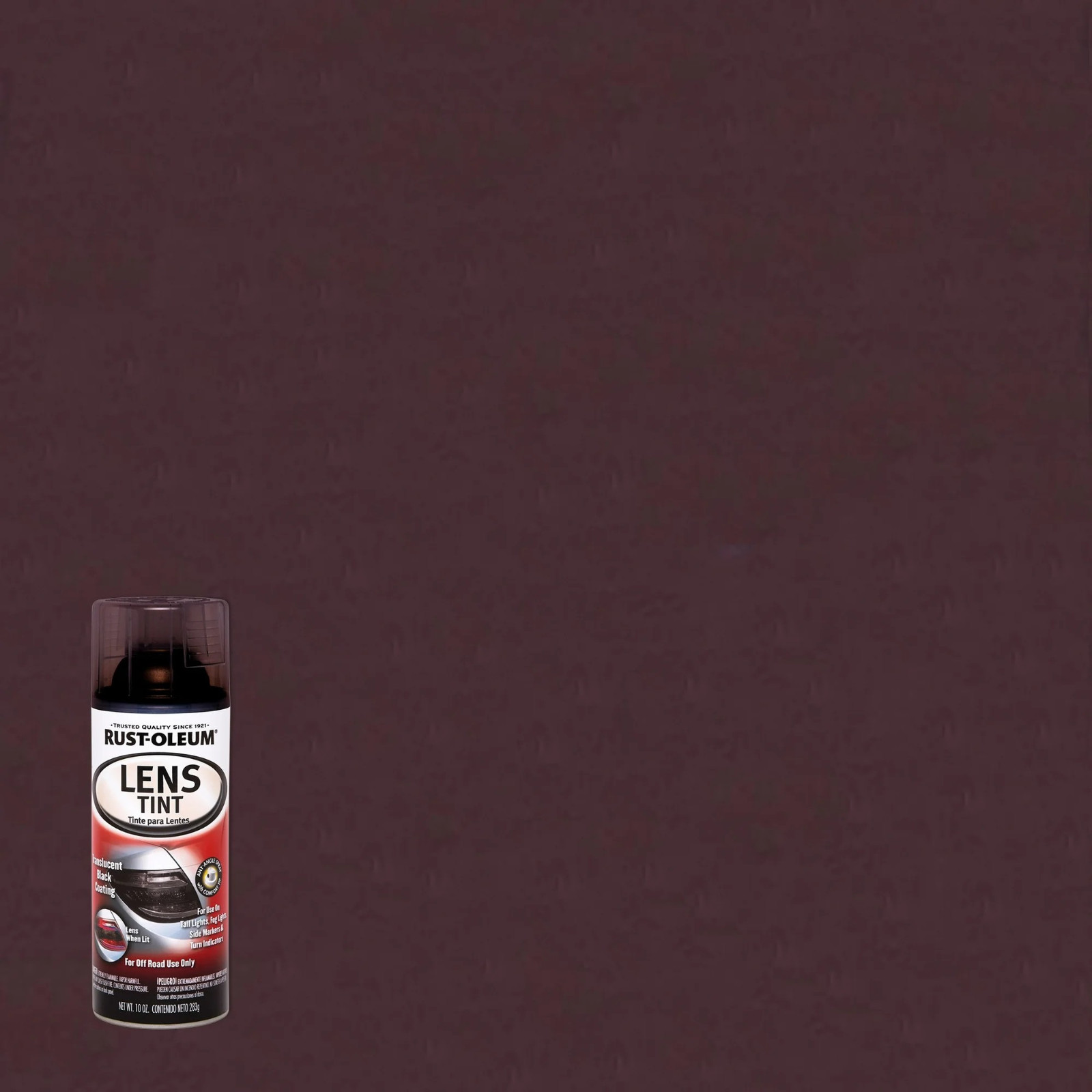 Lens Tint Translucent Black Tail & Head Lights Fog Black out Tinted Spray 10 Oz