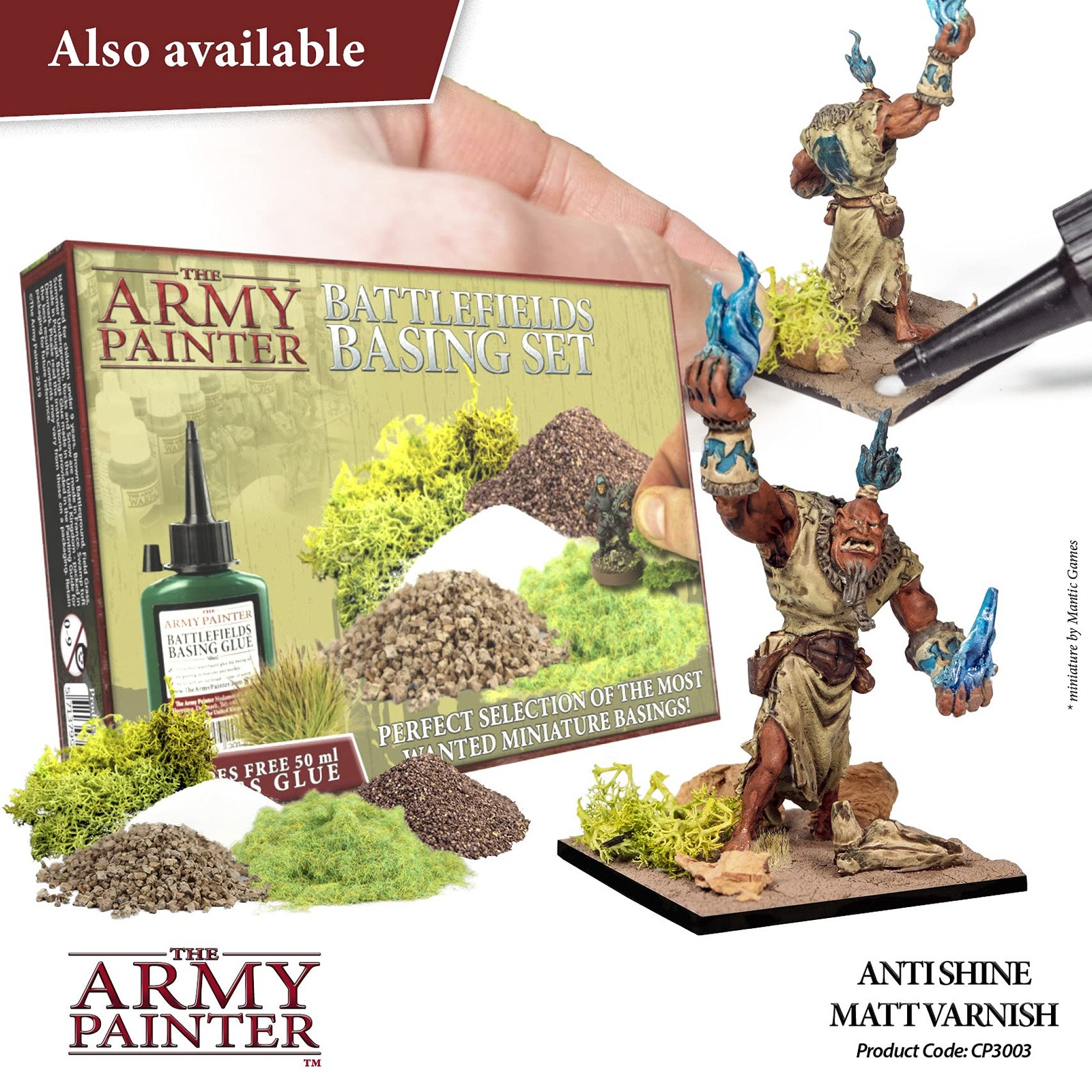 The Army Painter Anti Shine Matt Spray for Miniature Painting – After Quickshade
