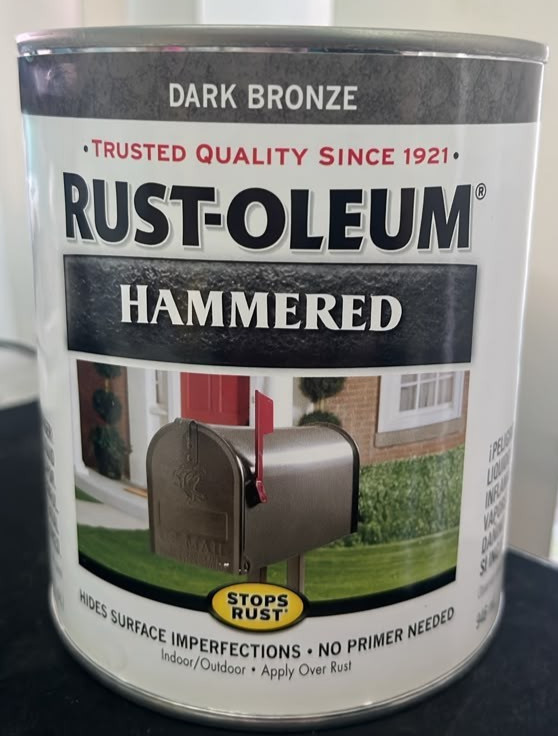 Rust Oleum Stops Rust Hammered Paint 32 Oz Weather Resistant Coating Dark Bronze