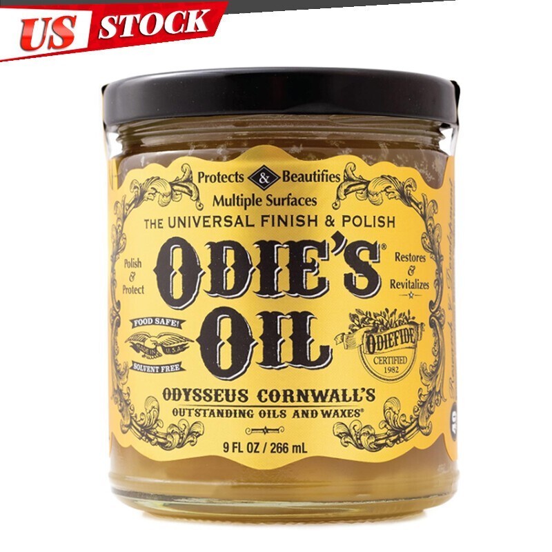 9 Ounce Glass Jar Universal Finish for Wood Leather Plastic Vinyl Food Safe 2024