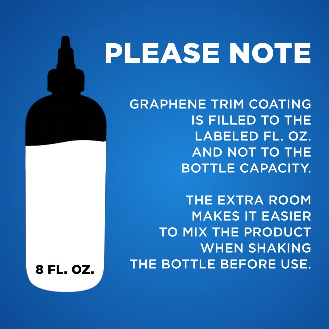 303 Products Graphene Trim Coating – Hydrophobic 8 Fl Oz (Pack of 1), Black