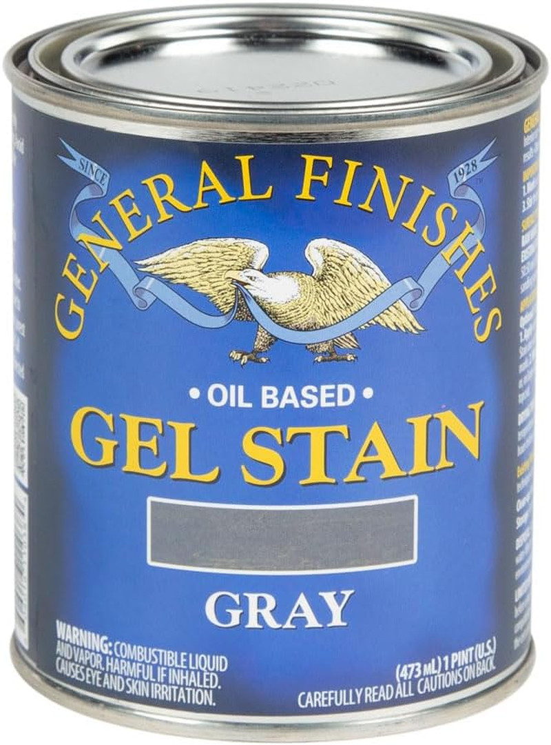 Oil Base Gel Stain, 1 Pint, Gray