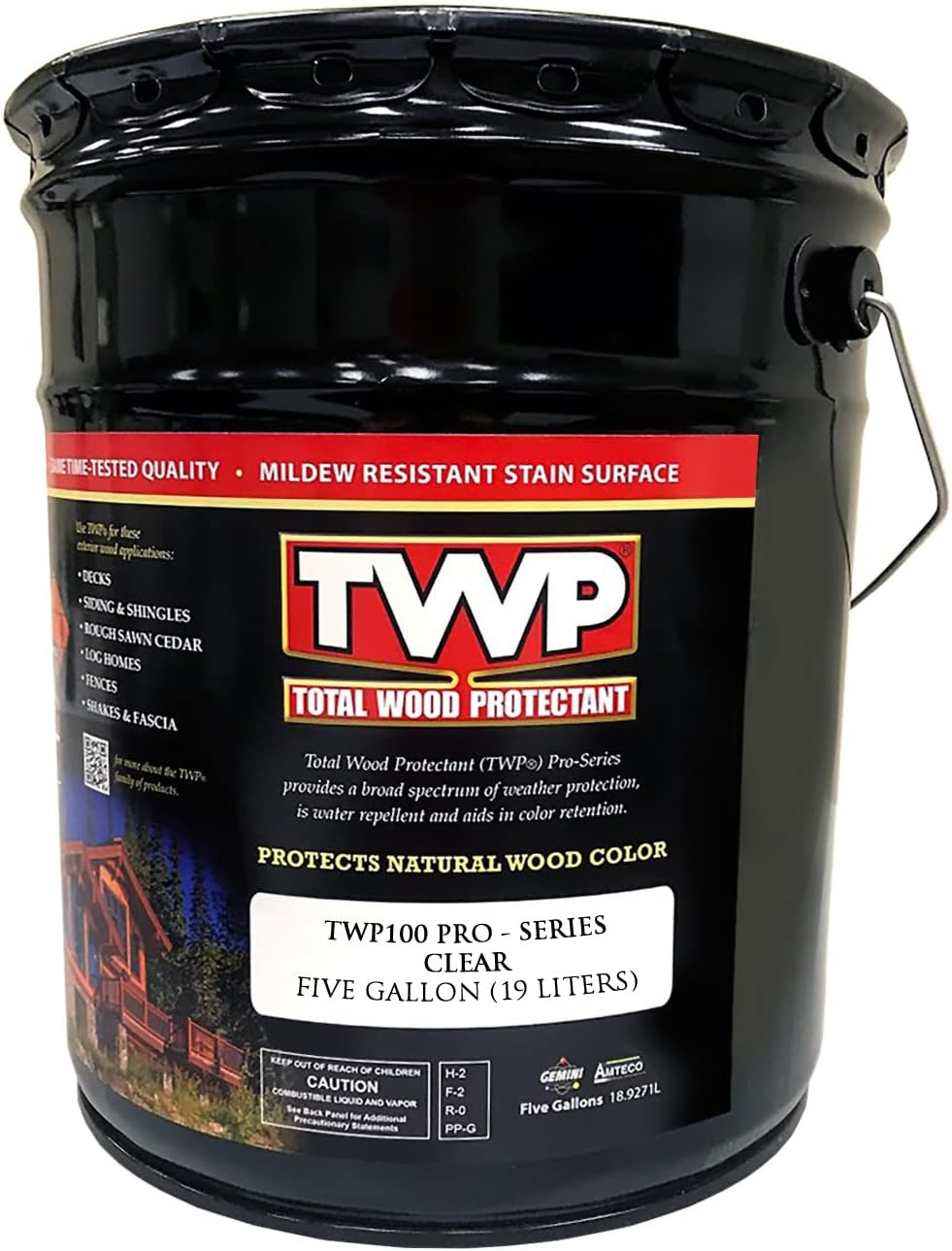 5Gal Clear Oil Stain – Long-Lasting Protection for Wood Surfaces