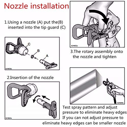 Reversible Airless Spray Tips for Airless Paint Sprayer (209)