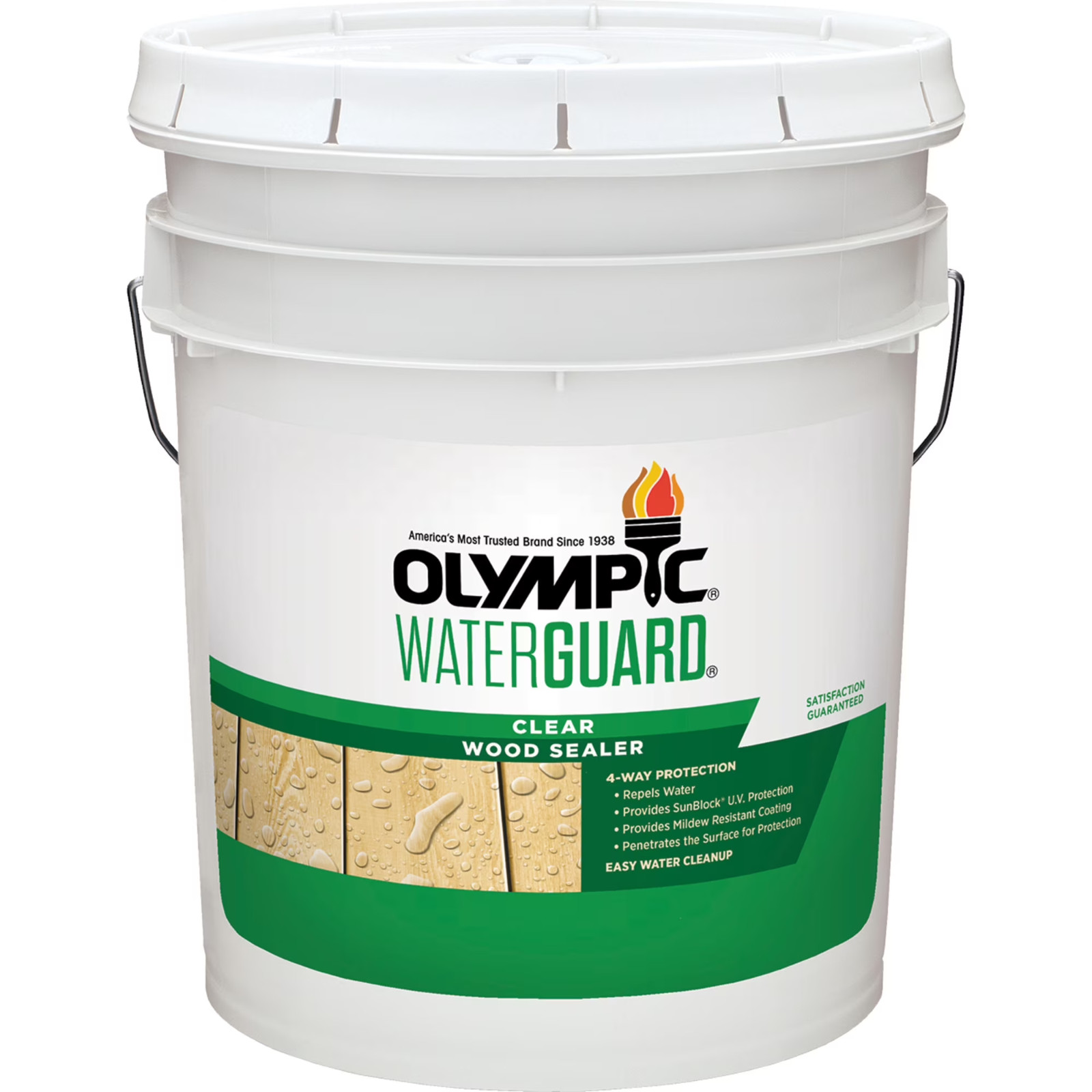 Free Shipping Authentic Olympic WaterGuard Wood Sealer 5 Gal No Import Fee