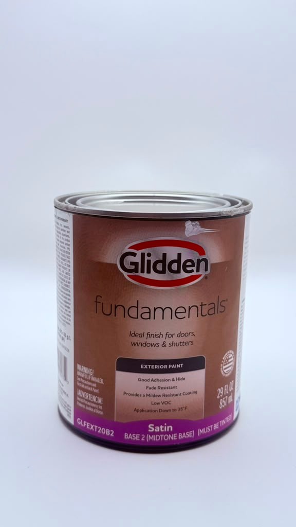 Glidden Fundamentals Exterior Satin Paint 29 fl oz
