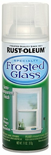 Rust-Oleum 1903830 Frosted Glass Spray Finish 11 oz. Semi-Transparent Privacy