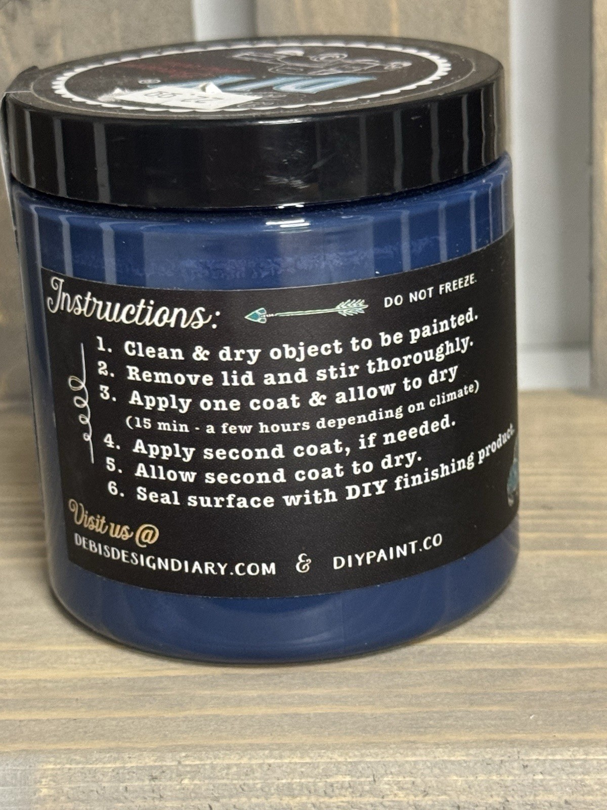 Debi’s Design Diary DIY Paint in “Hey Sailor” 8floz Clay BasedChalk Paint