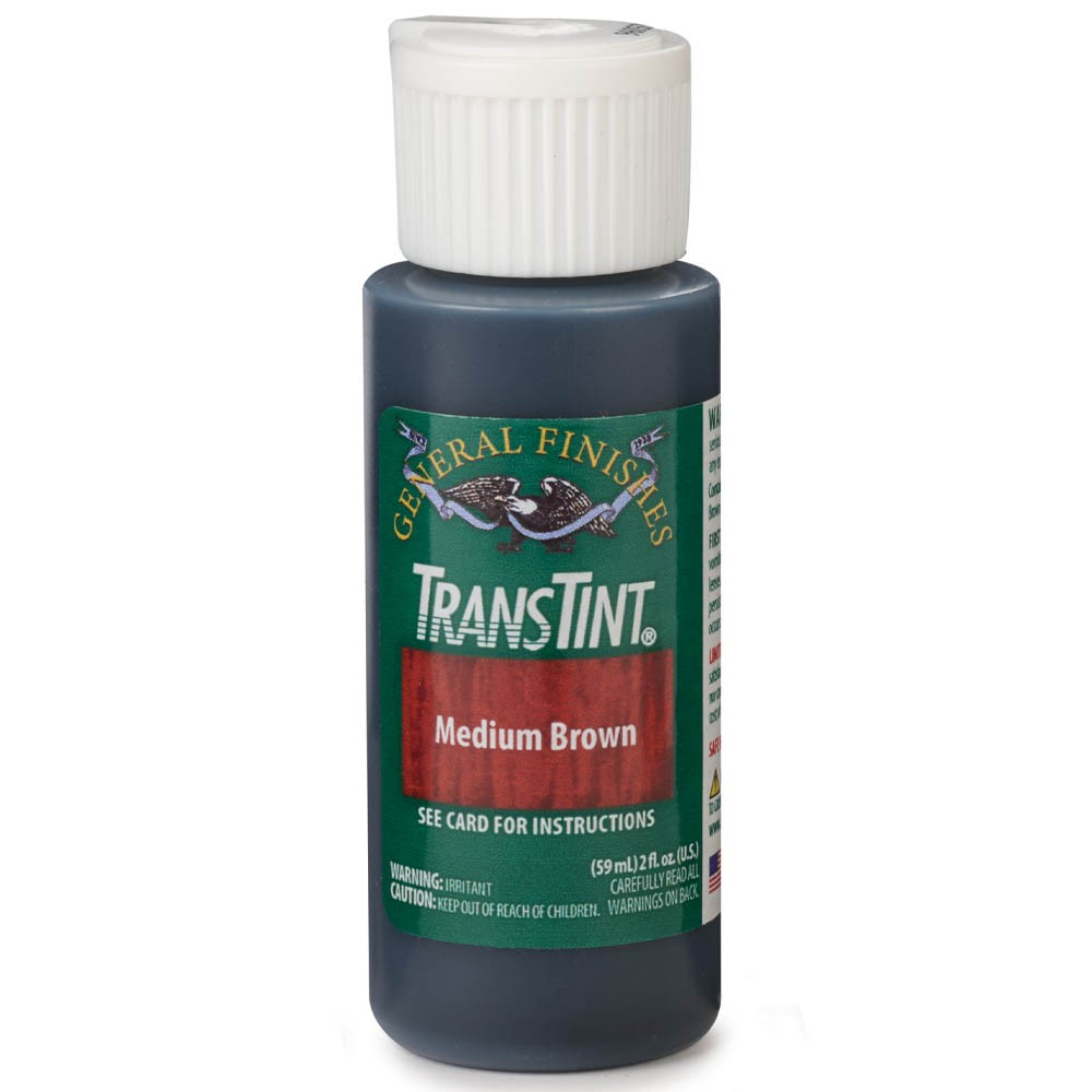 General Finishes – Wood Dye Stain – Alcohol/Water Soluble – 6004 – Medium Brown