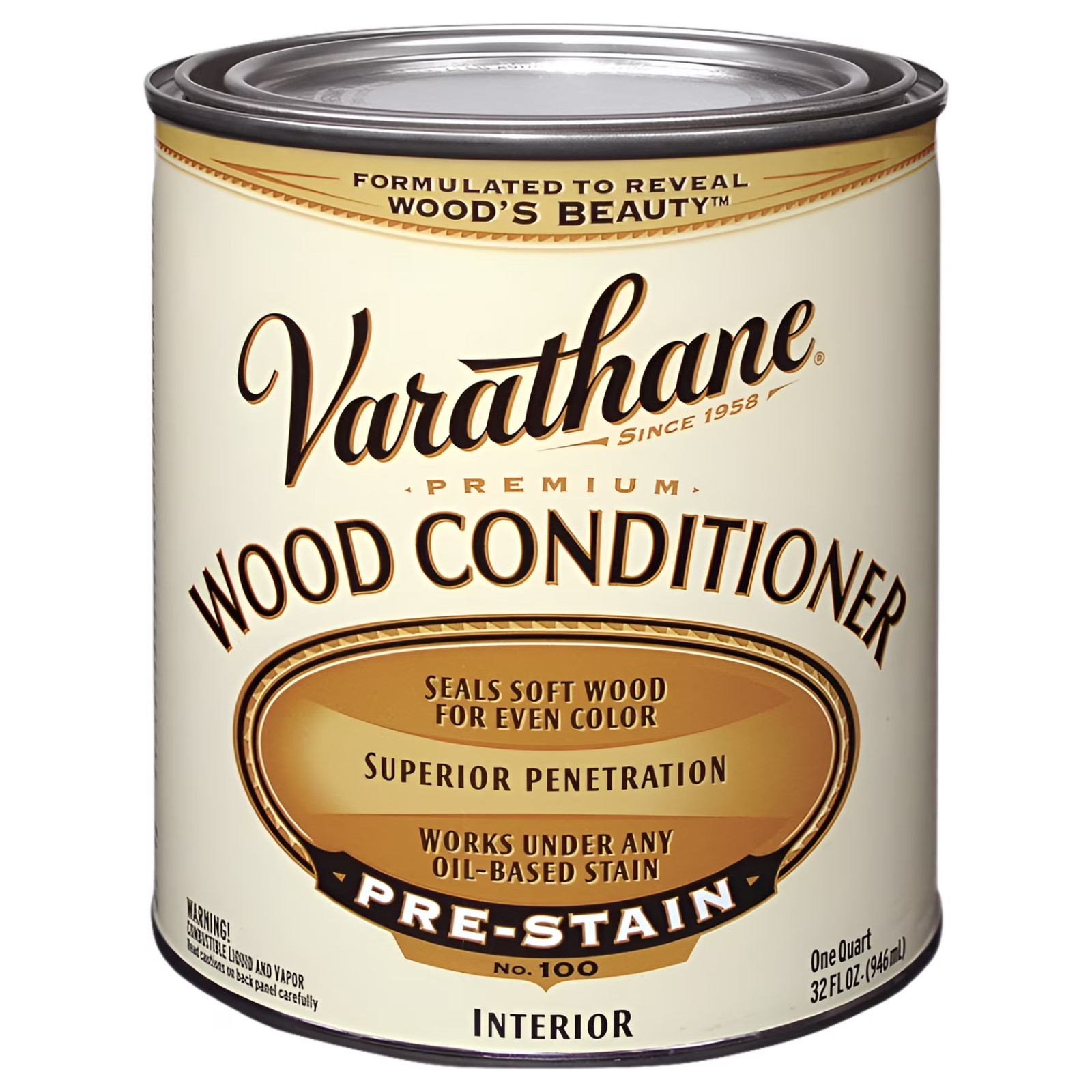 Varathane Premium Clear Oil-Based Wood Conditioner 1 qt 211775H