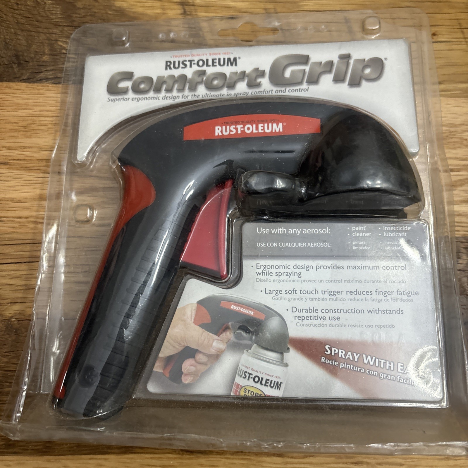 Rust-Oleum 241526 Comfort Grip Aerosol Spray Paint Bottle Trigger New