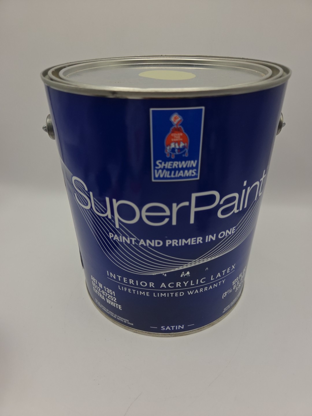1 Gallon Sherwin Williams SuperPaint Paint And Primer In One Satin Color Sage…