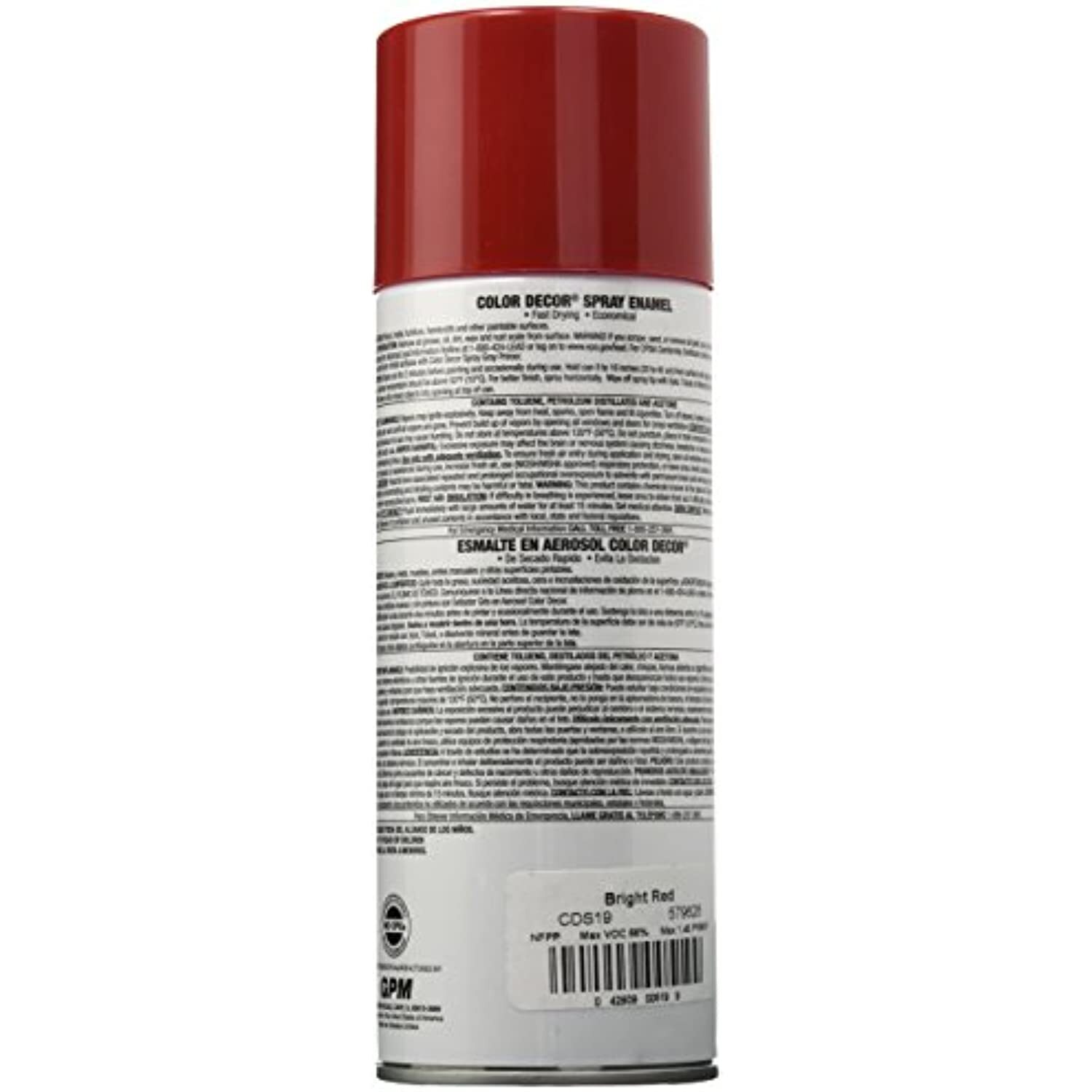 True Value CDS19-AER Bright Red Interior Exterior Gloss Enamel, 10-Ounce