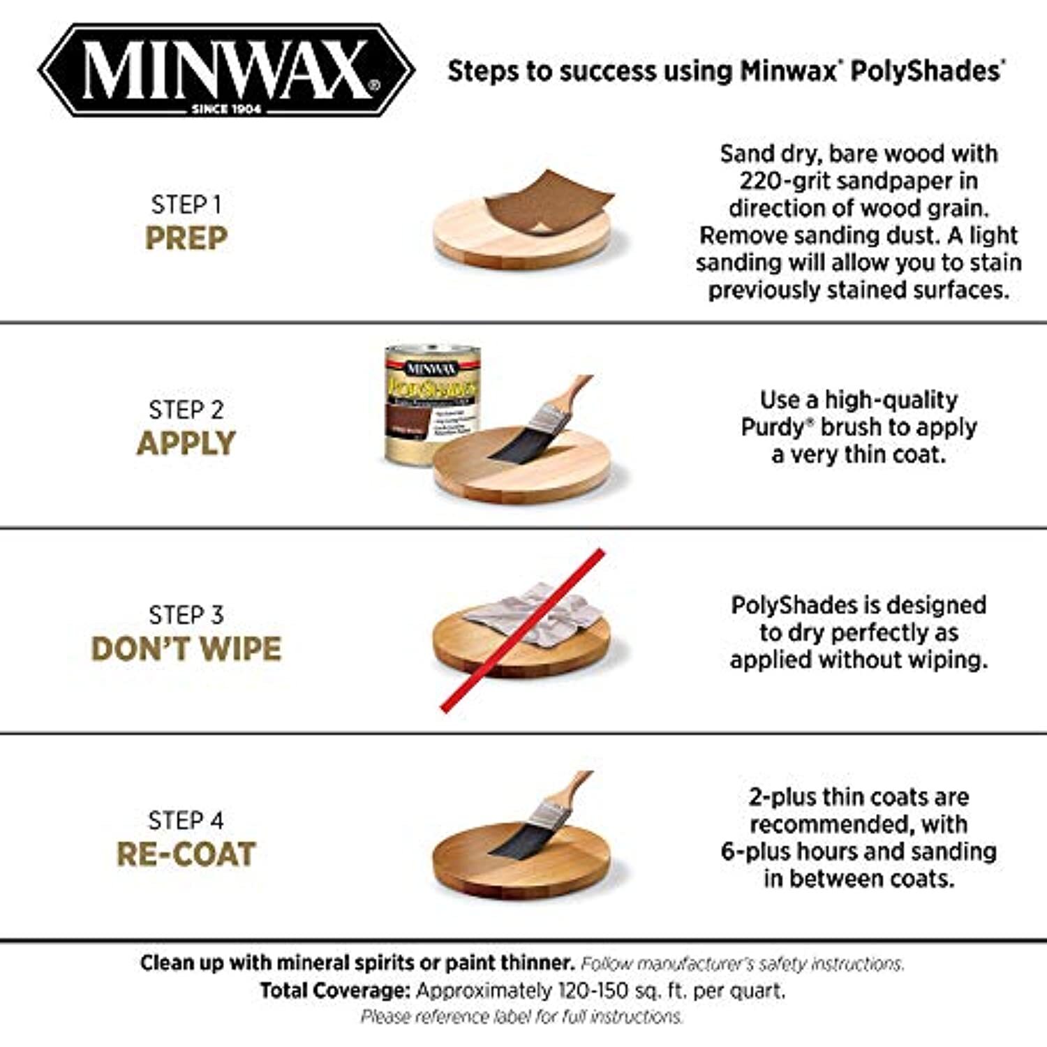 Minwax PolyShades Wood Stain + Polyurethane Finish � Quart, Pecan, Satin