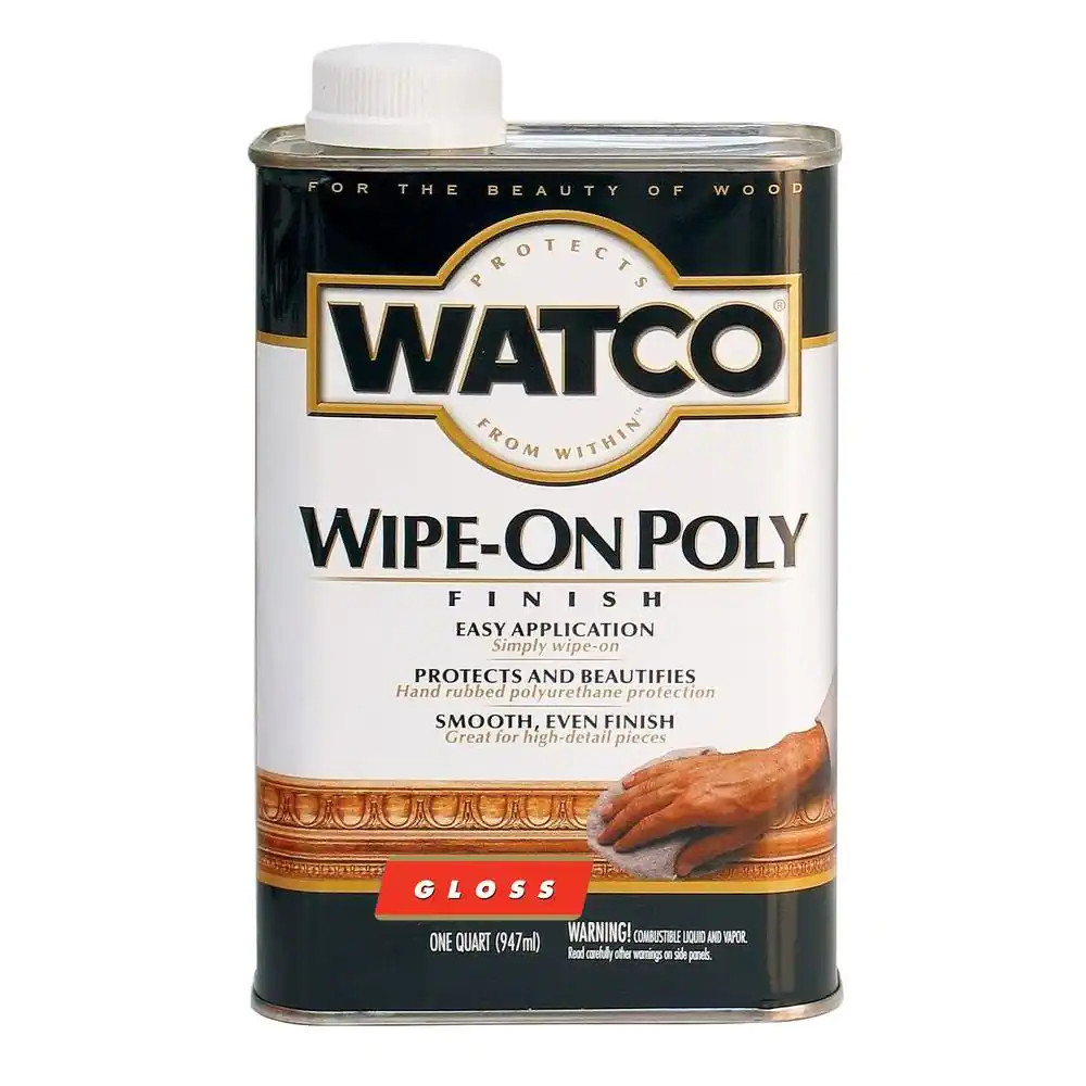 1 Qt. Gloss Polyurethane Wipe-On Poly Finish