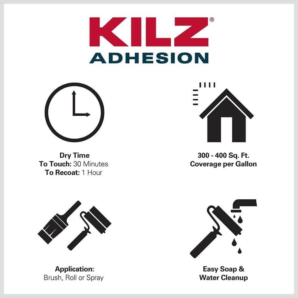 Adhesion Primer, Interior/Exterior, 1 Gallon