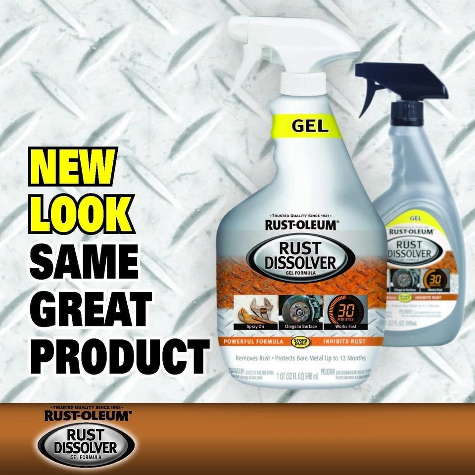 Rust-Oleum Rust Dissolver Gel Spray-300112, 32 oz rust remover
