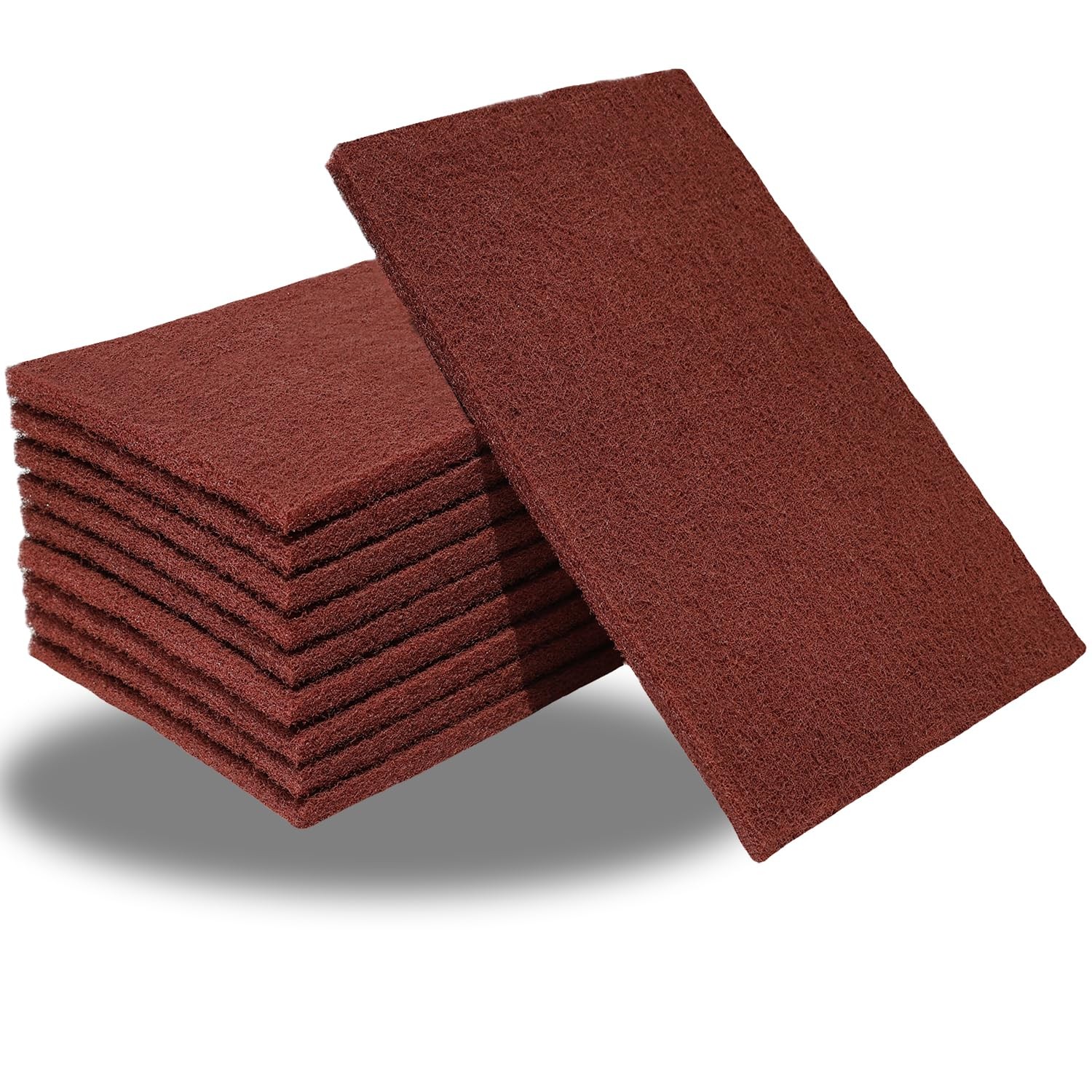 Tonmp 10 Pack 6″ x 9″ 400 Grit General Purpose Scuff Pads for Scuffing, Scouring