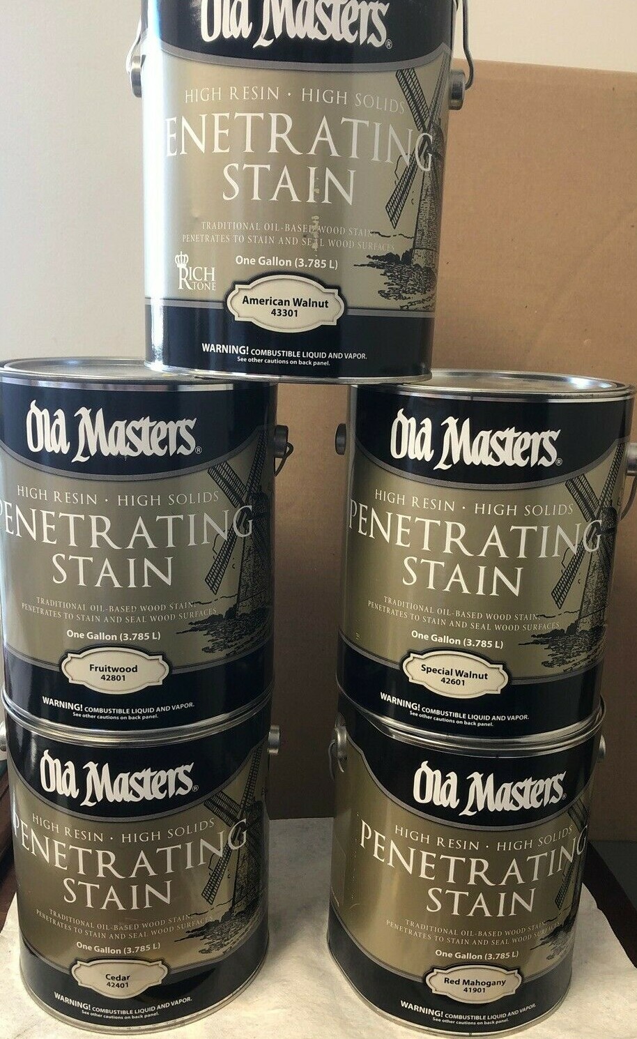 OLD MASTERS CHOICE OF COLOR PENETRATING STAIN 1 GALLON