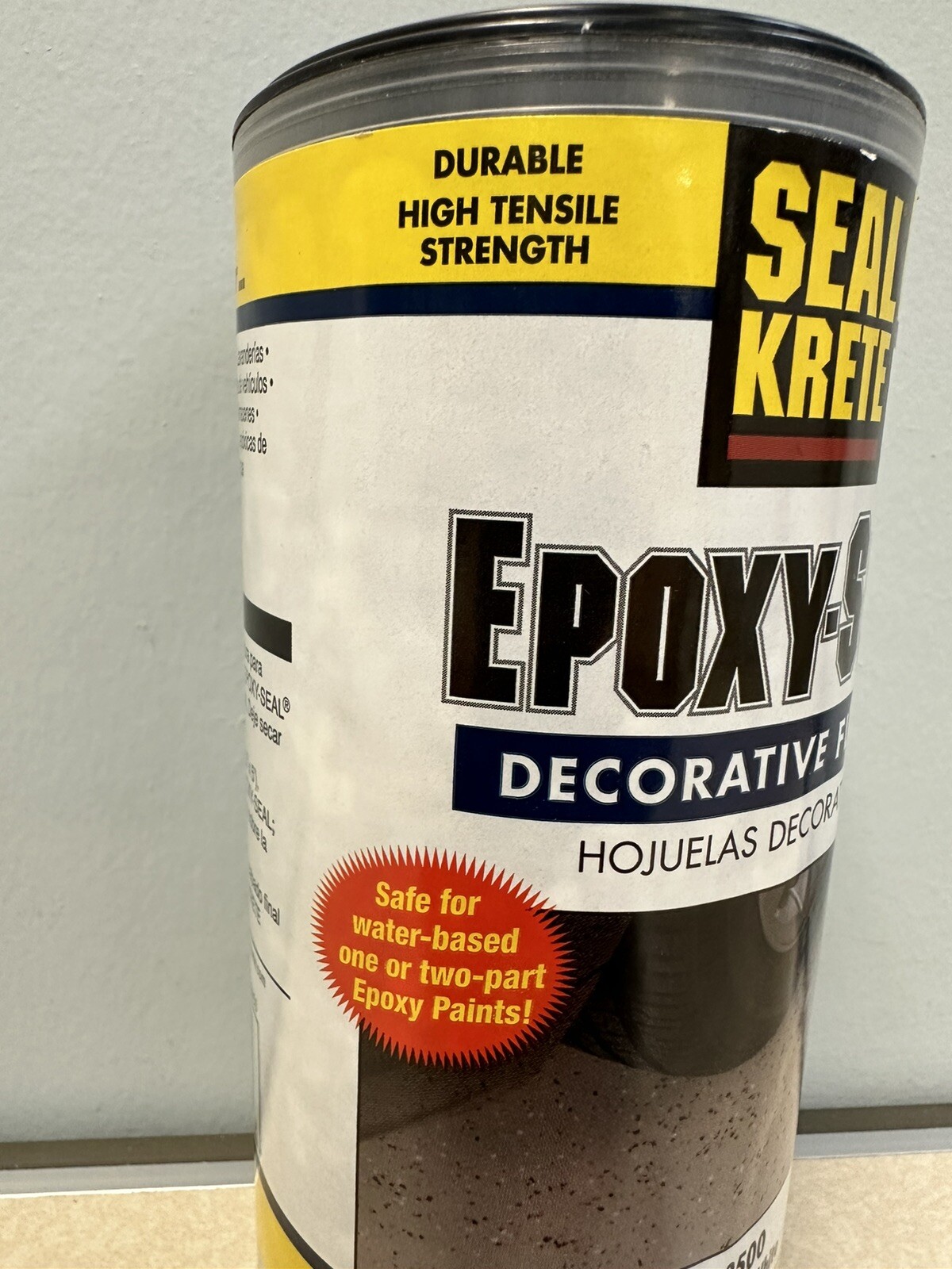 Sealkrete Epoxy-Seal Decorative Flakes, Epoxy Floor Flakes, Blue/Black/White, 1#