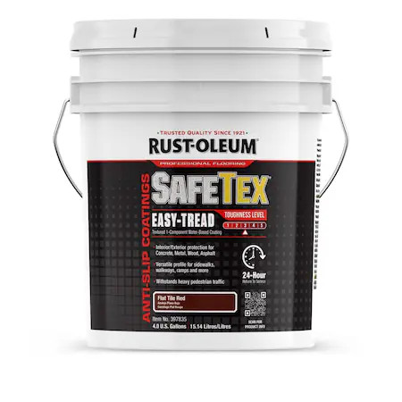 Rust-Oleum 397835 Epoxy Coating, Red, 4 Gal, Pail