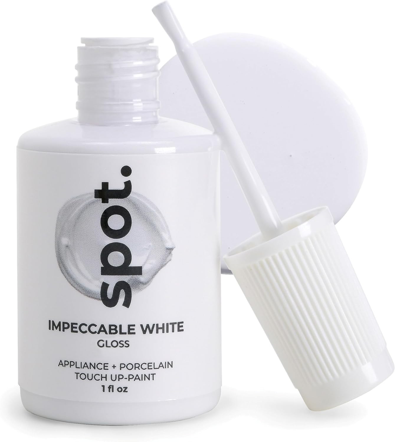 Spot. High-Gloss White Touch up Paint – Porcelain and Appliance Repair for Chips