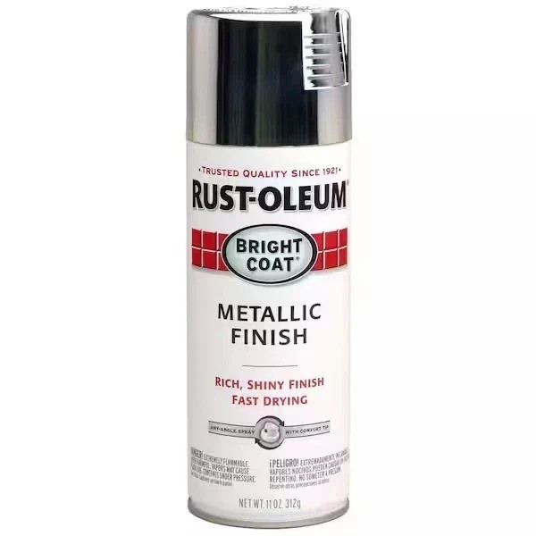 11 Oz. Bright Chrome Metallic Spray Paint.