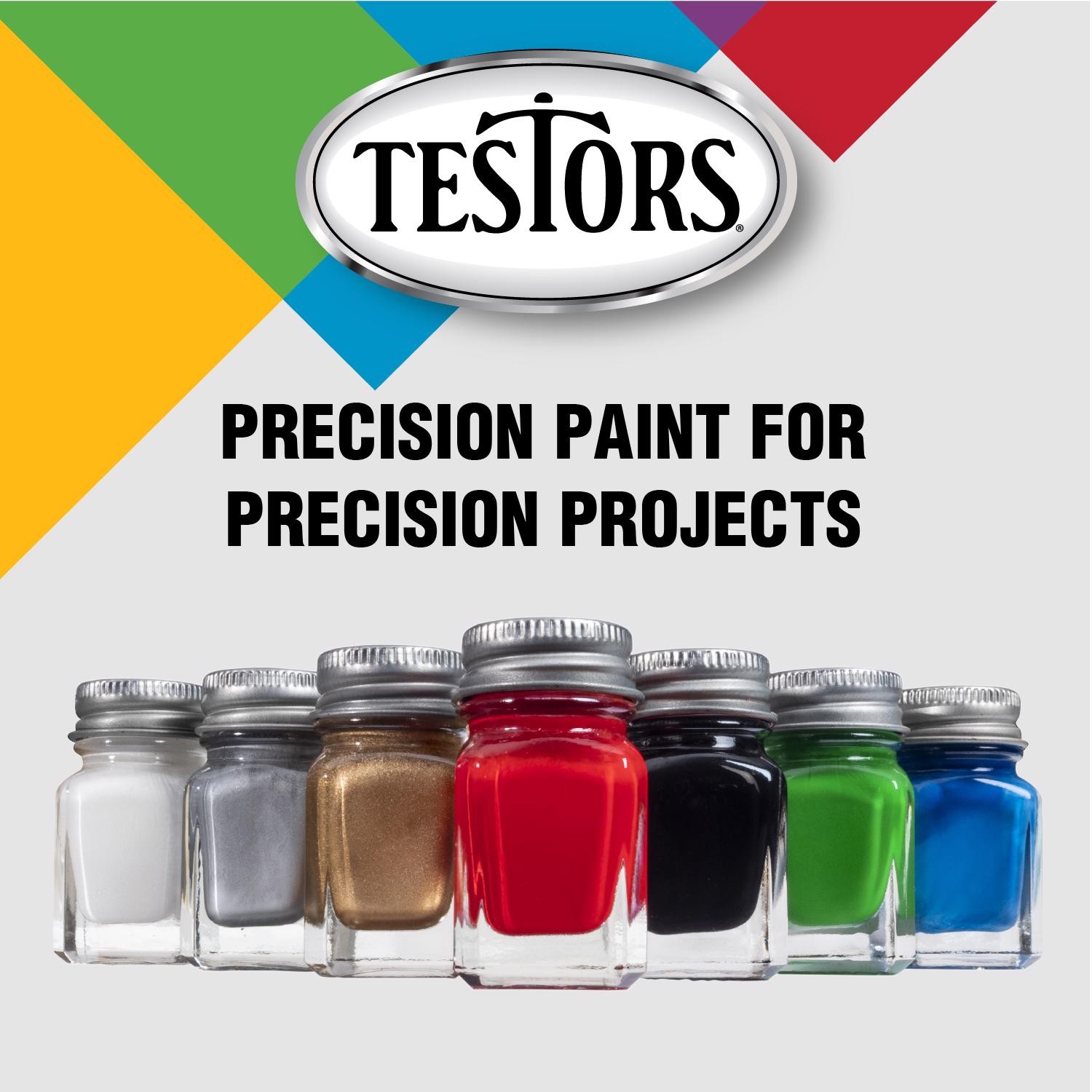 Testors Military Assorted Solvent-Based Paint Set Exterior & Interior (6-PACK)