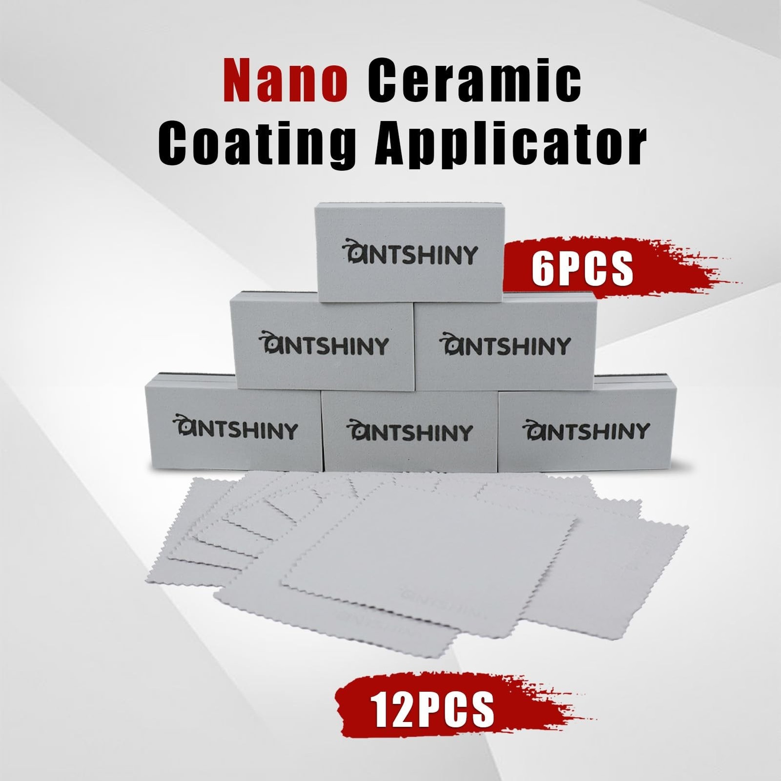 Ceramic Coating Applicator Sponges Block with Suede Cloth,Car Detailing Coat …