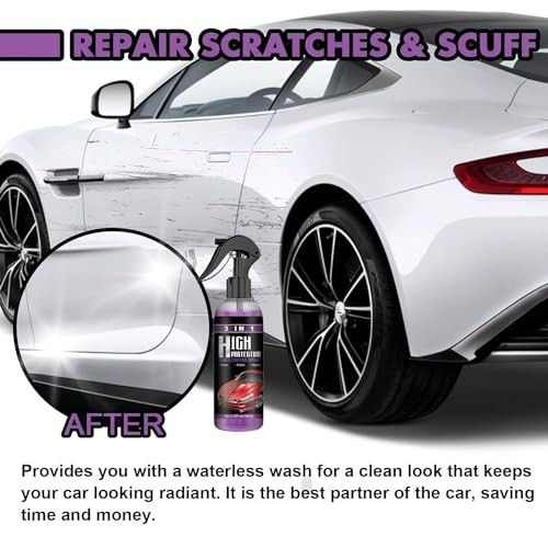 3Pcs Car Coating Spray, High Protection 3 in 1 Spray, 3 in 1 High Protection