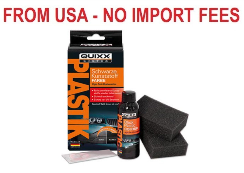 QUIXX 10188 Black Plastic Color – Trim Restorer, Transforms Old, Weathered Plast